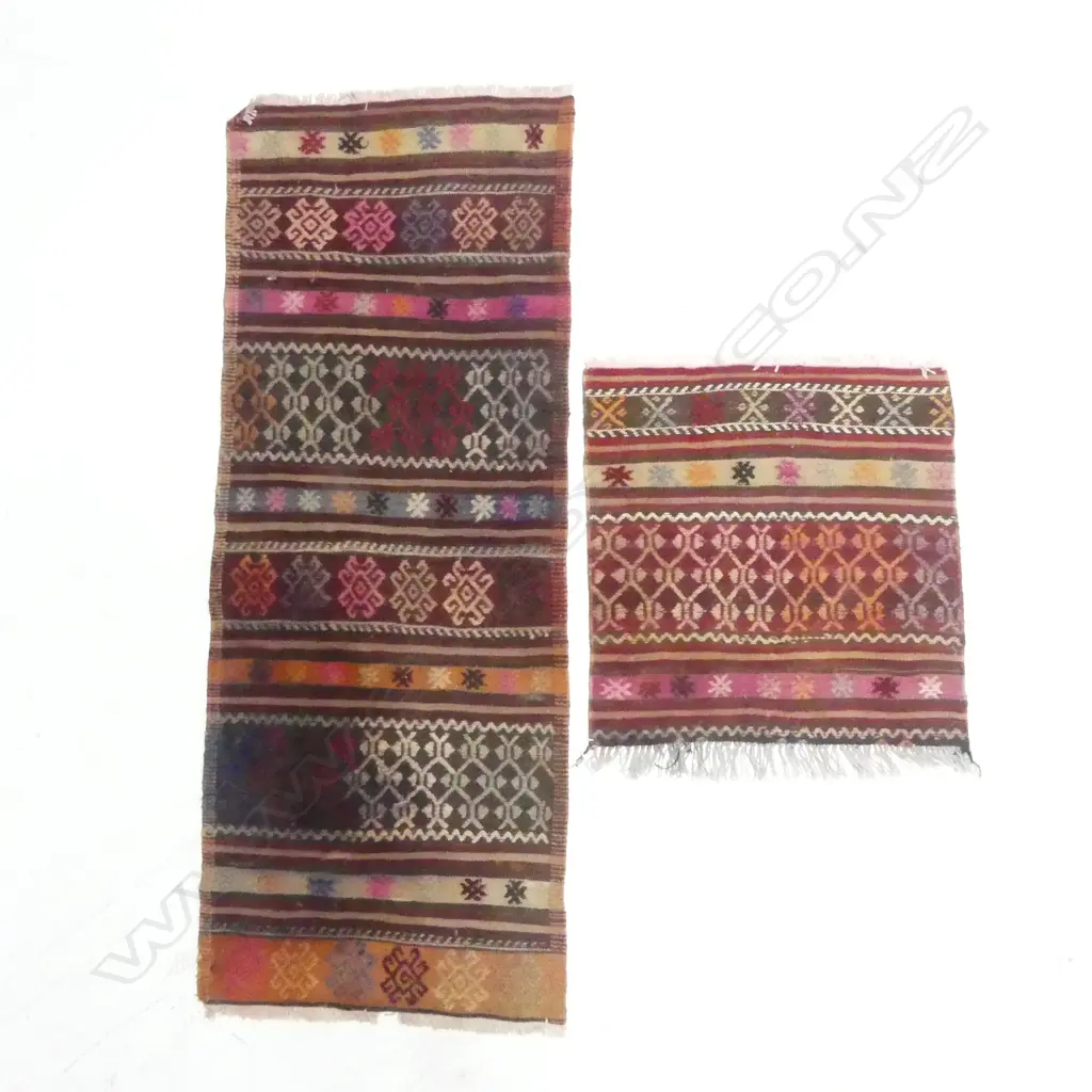 2 SMALL PERSIAN RUG PCS L1260 & 520MM Image 1++