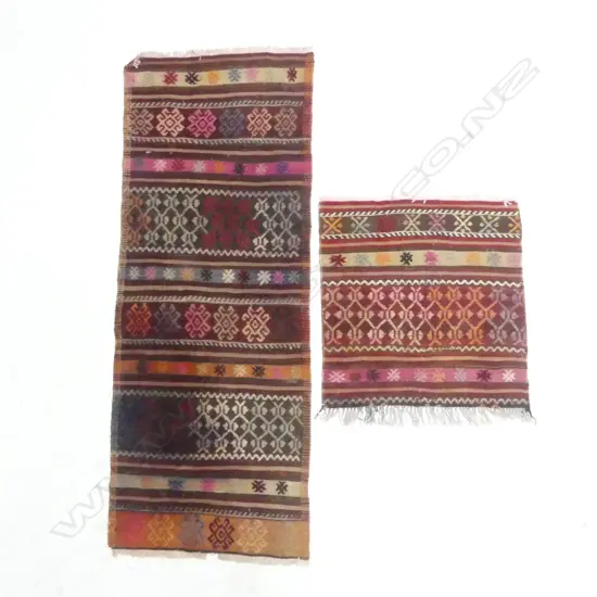 2 SMALL PERSIAN RUG PCS L1260 & 520MM