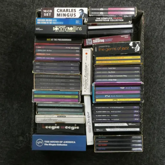 LARGE LOT ASST JAZZ CDS BOX SETS ETC