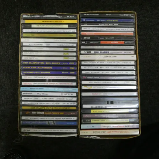 APPROX 48 DIZZY GILLESPIE CDS
