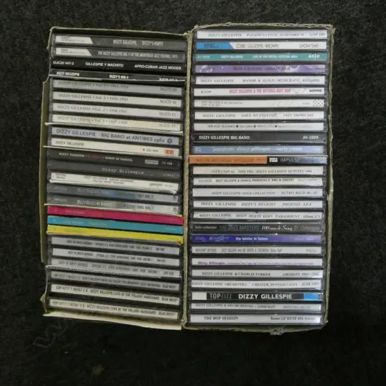 APPROX 50 DIZZY GILLESPIE CDS