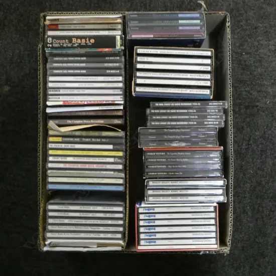 ASST COUNT BASIE CDS WITH ASST BOX SETS