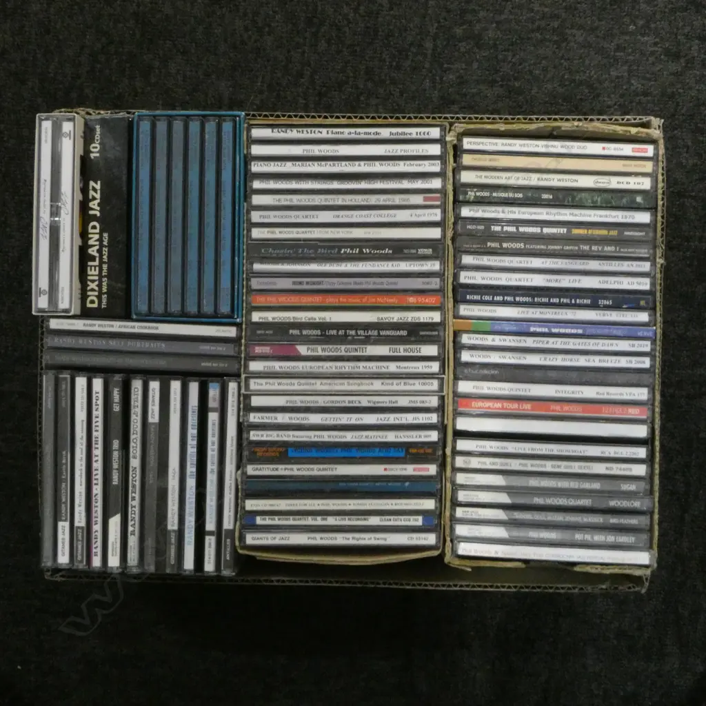 LARGE LOT ASST CDS PHIL WOODS ETC Image 1++