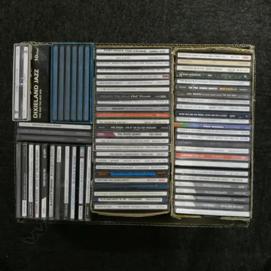 LARGE LOT ASST CDS PHIL WOODS ETC