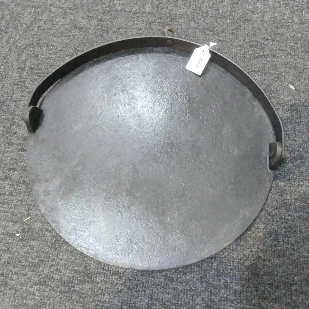 VINTAGE CAST IRON GRIDLE Dia.310mm Image 1++