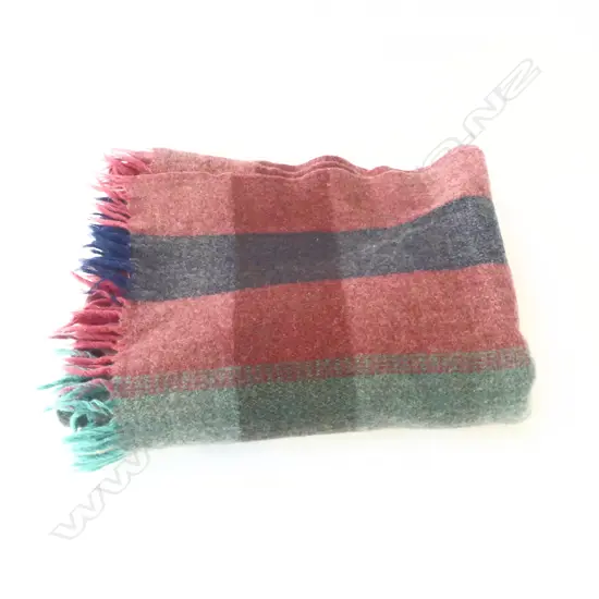 SHETLAND ISLAND WOOL BLANKET BY ANDREW STUART