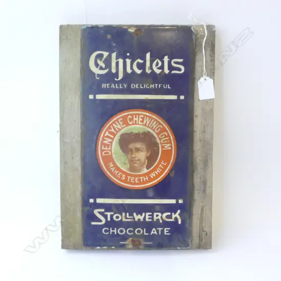 ENAMEL SIGN MOUNTED ON BOARD 360x250mm