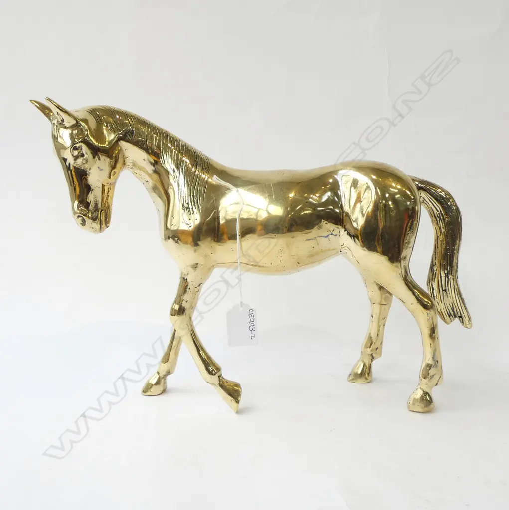 BRASS HORSE ORNAMENT H.260mm Image 1++