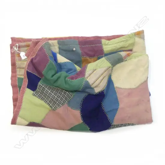 OLD PATCH WORK BLANKET 1100 X 1300mm