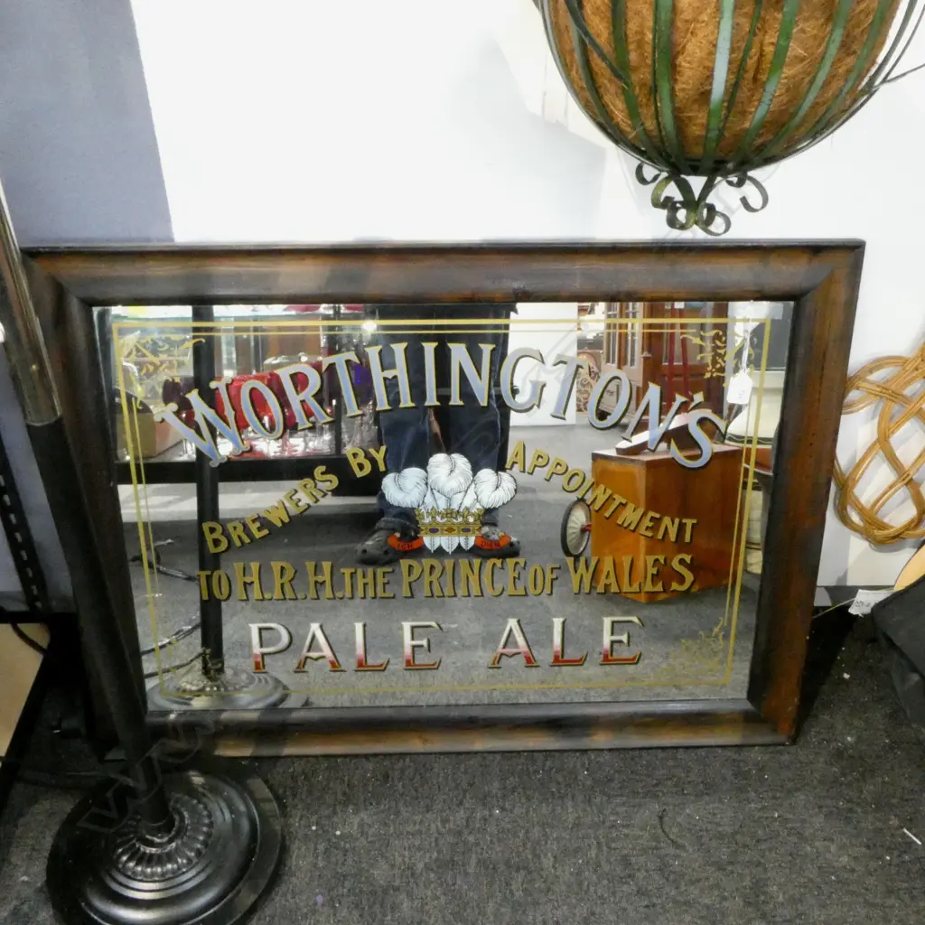 'WORTHINGTON'S' BAR MIRROR 690x940mm Image 1++