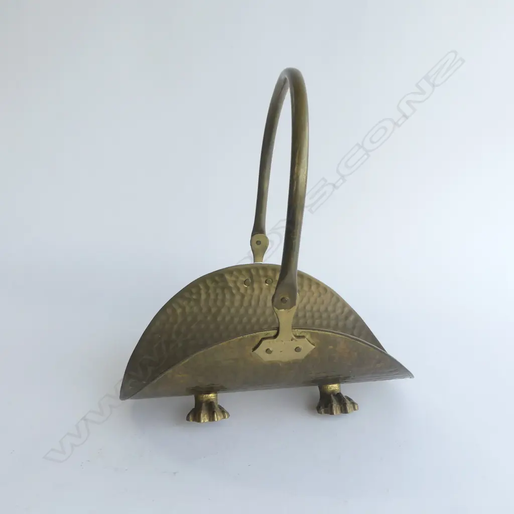 SMALL METAL BRASS LOG HOLDER H.320mm Image 1++
