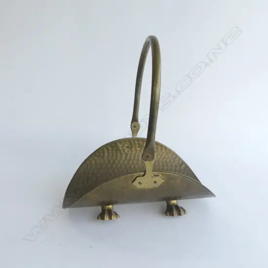SMALL METAL BRASS LOG HOLDER H.320mm