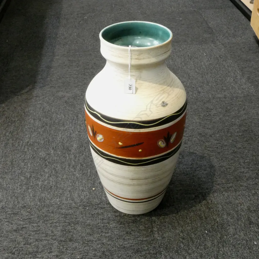 GERMAN POTTERY FLOOR VASE H.470mm Image 1++