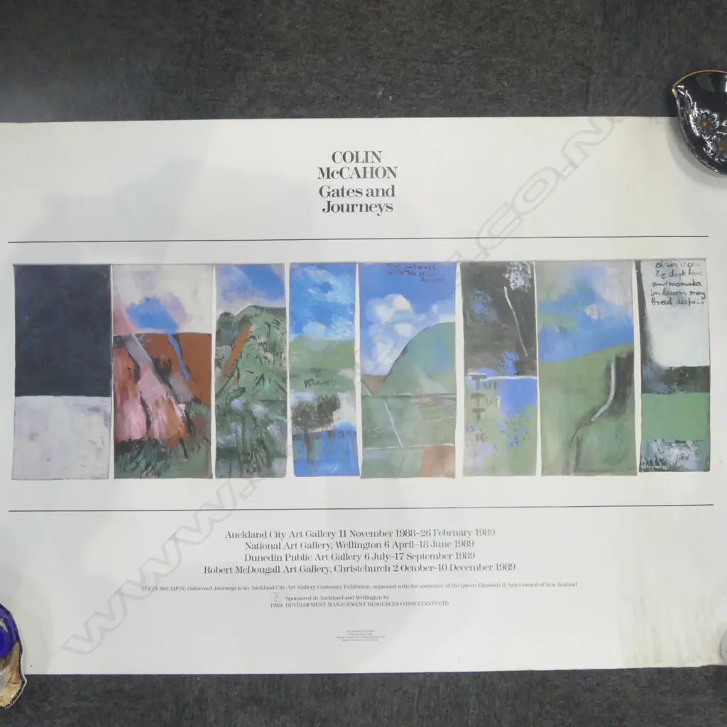 COLIN McCAHON EXIBITION POSTER  Image 1++