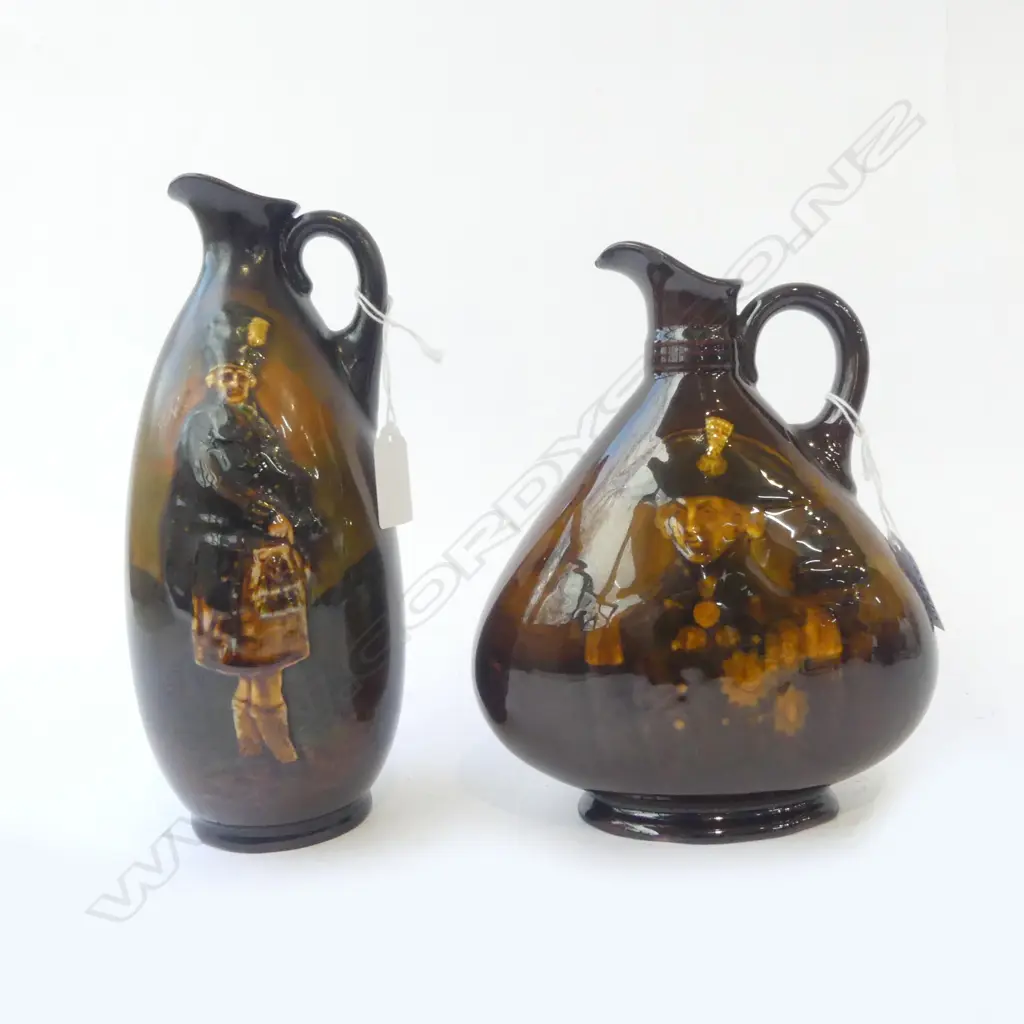 2PCS KINGSWARE R/D NELSON JUG H200MM & SCOTTISH LAIRD H230MM **FAULTS - AMENDED** Image 1++