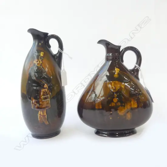 2PCS KINGSWARE R/D NELSON JUG H200MM & SCOTTISH LAIRD H230MM **FAULTS - AMENDED**