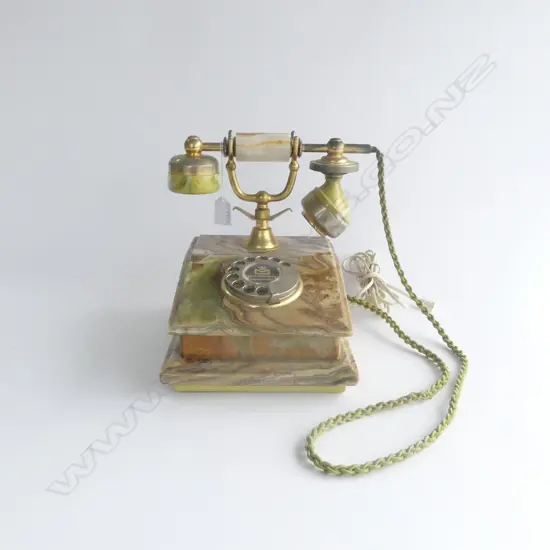 VINTAGE ONYX DIAL PHONE H.250mm