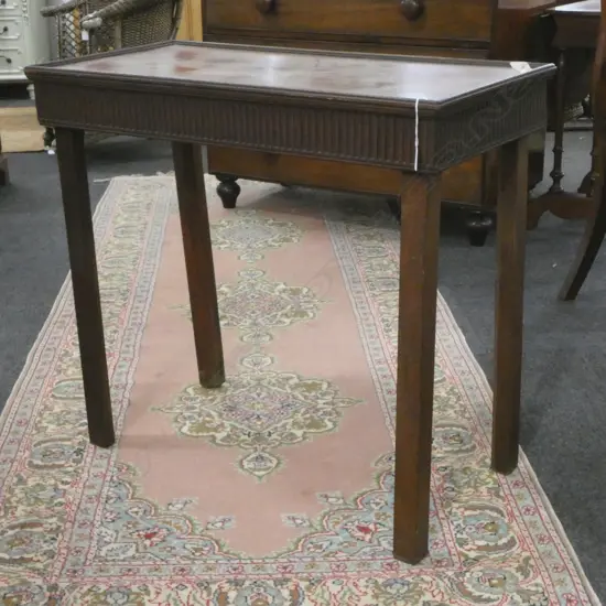 OCCASIONAL TABLE (ONE LEG REPAIRED) 770x390x715mm