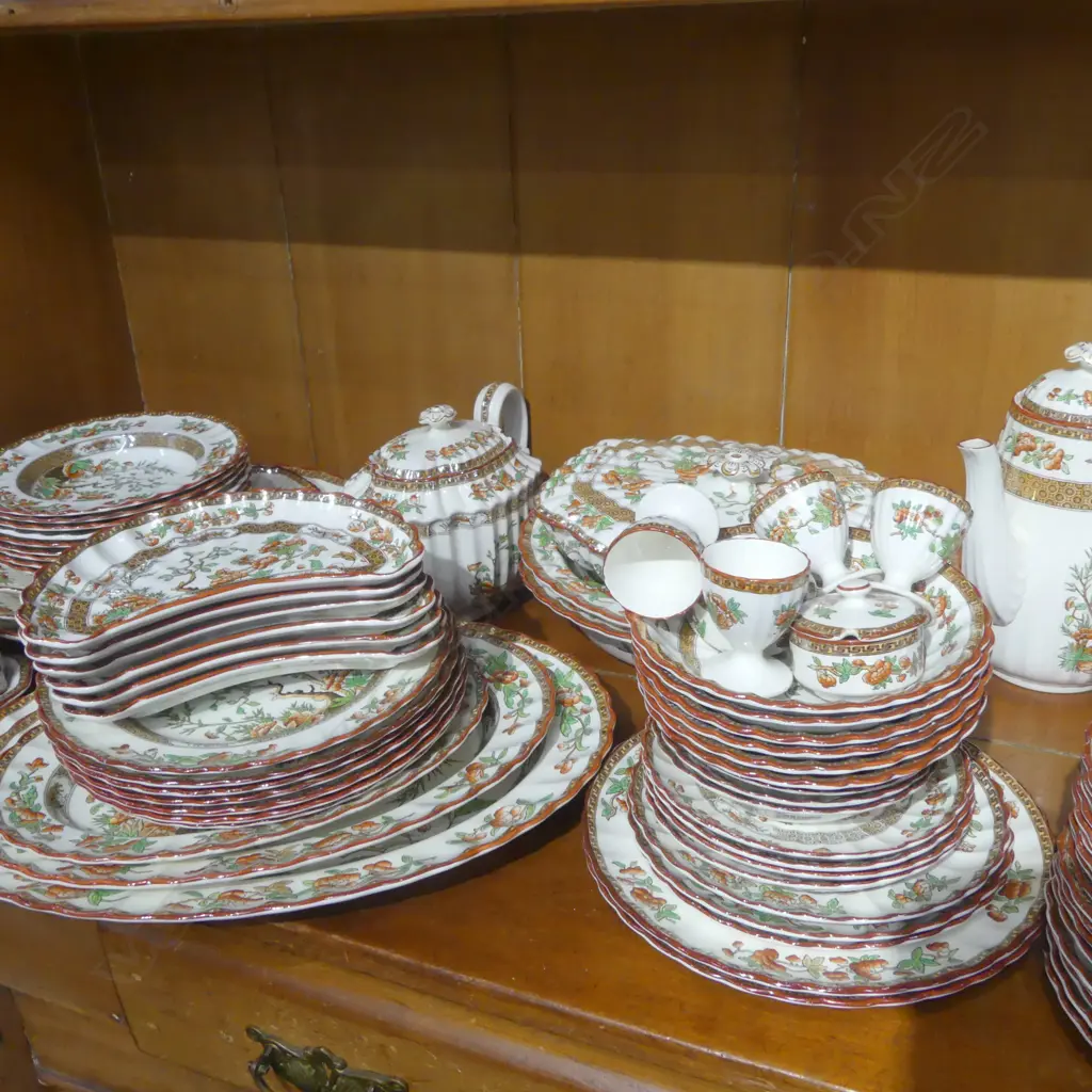 COPELAND SPODE INDIA TREE LARGE DINNER TEA & COFFEE SERVICES some faults Image 1++