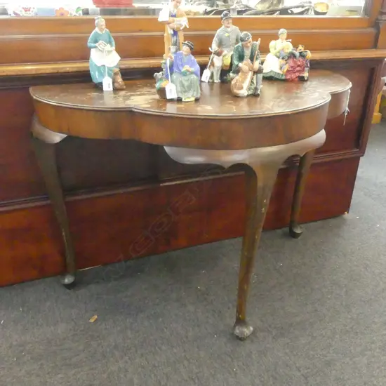 DEMI LUNE TABLE (TOP MARKED) W.1010mm