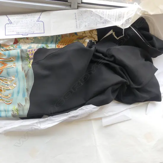 FOUR VINTAGE KIMONO IN ORIGINAL PACKAGING