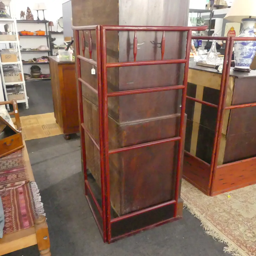 Japanese Iko room corner clothing rack H.1520mm Image 1++