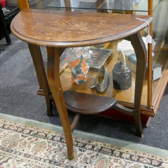 DEMI LUNE TABLE W.680 H.690mm