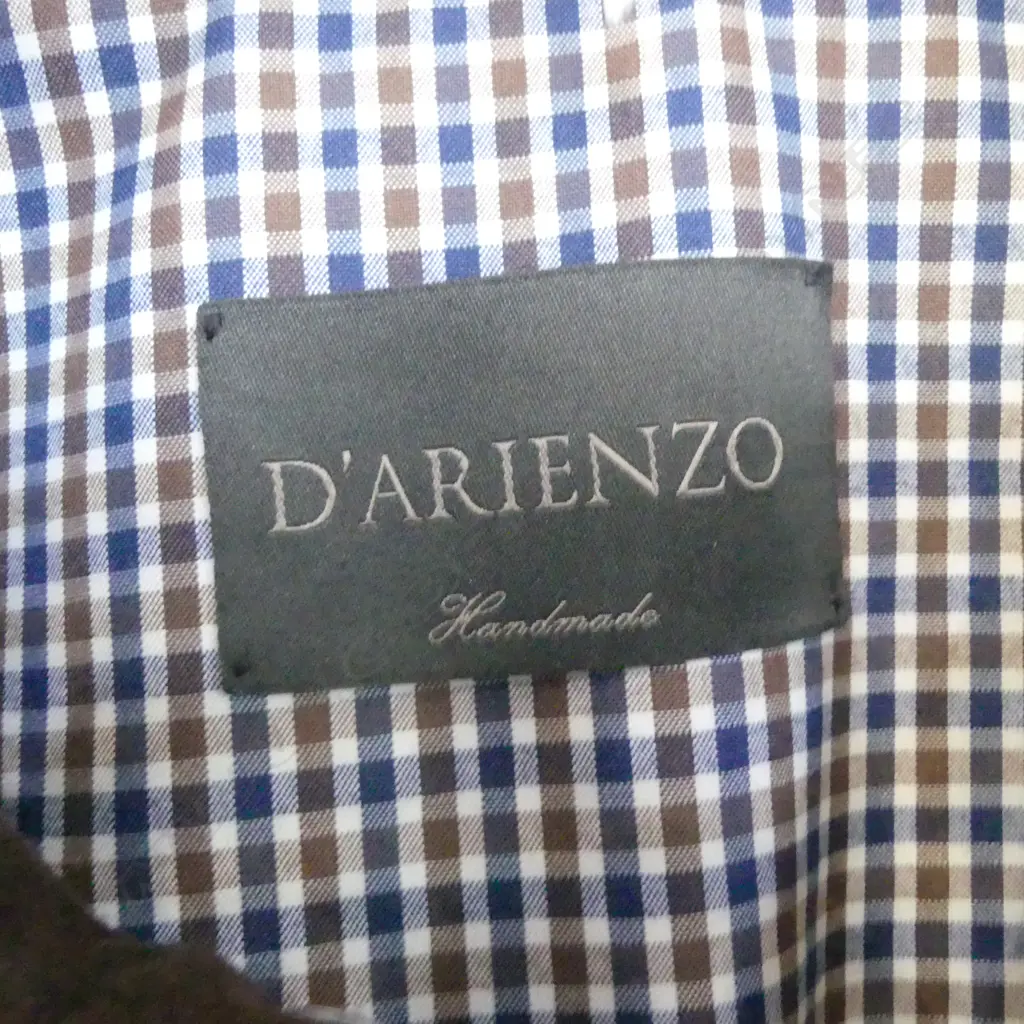 MEN'S D'ARIENZO LAMB SUEDE JACKET, SIZE M, NEW Image 1++