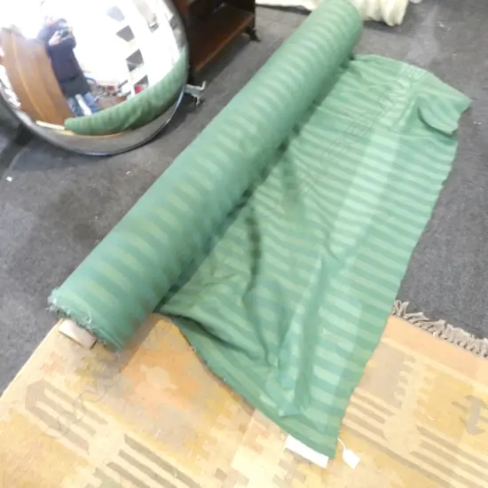 FABRIC BOLT; FOREST GREEN, UPHOLSTERY COTTON, 30 METERS