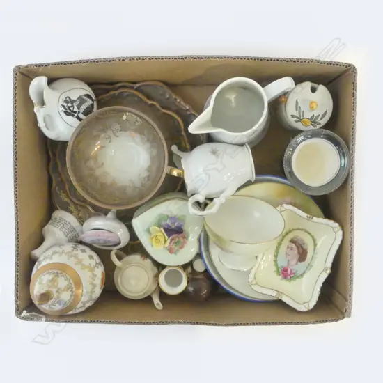 SMALL TRAY OF MINITURE CHINA PCS