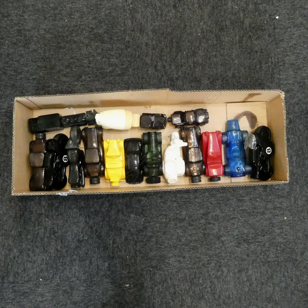 COLLECTION OF 15 CAR TRUCK & BIKE AFTER SHAVE BOTTLES Image 1++