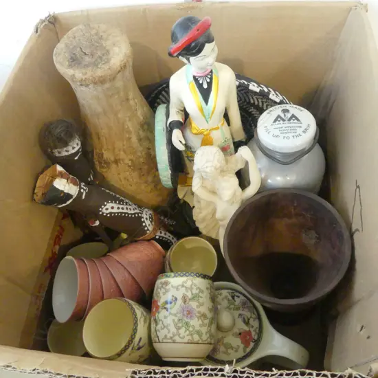 ASST. COLLECTABLES + ORIENTAL TEA CHINA