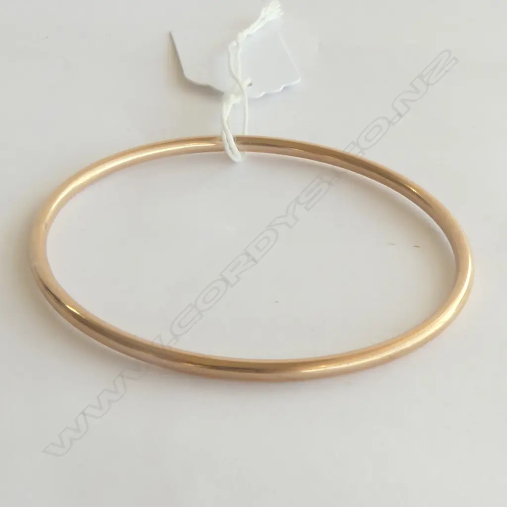 9CT GOLD BANGLE 5.2GMS Image 1++
