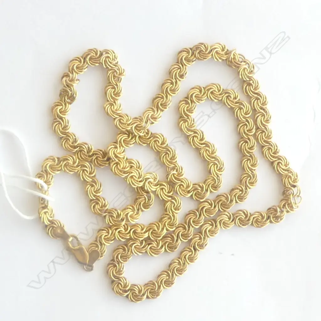 9CT GOLD CHAIN (AF) 9.28gm Image 1++