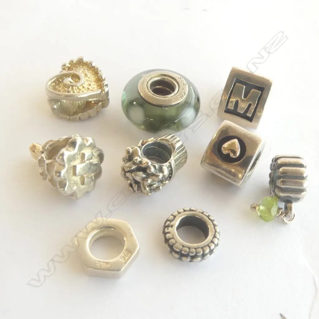 9 SILVER PANDORA CHARMS Image 1++