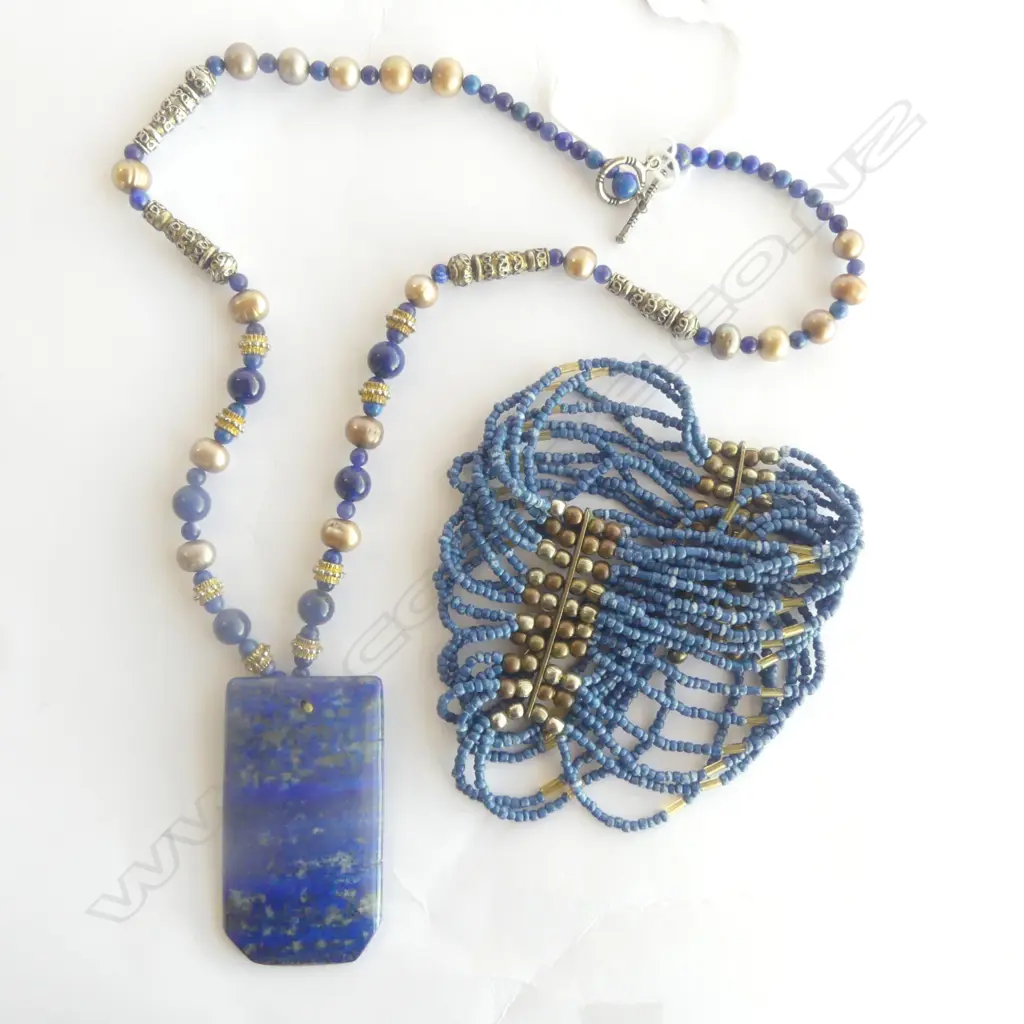 LOT OF LAPIS  JEWELERY Image 1++