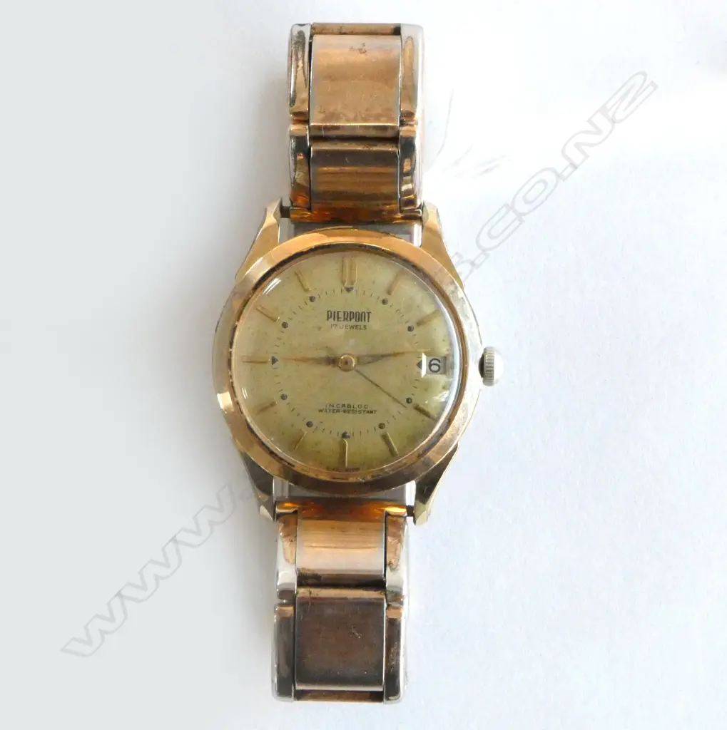 GENTS VINTAGE PIERPONT SWISS WRISTWATCH GOING Image 1++