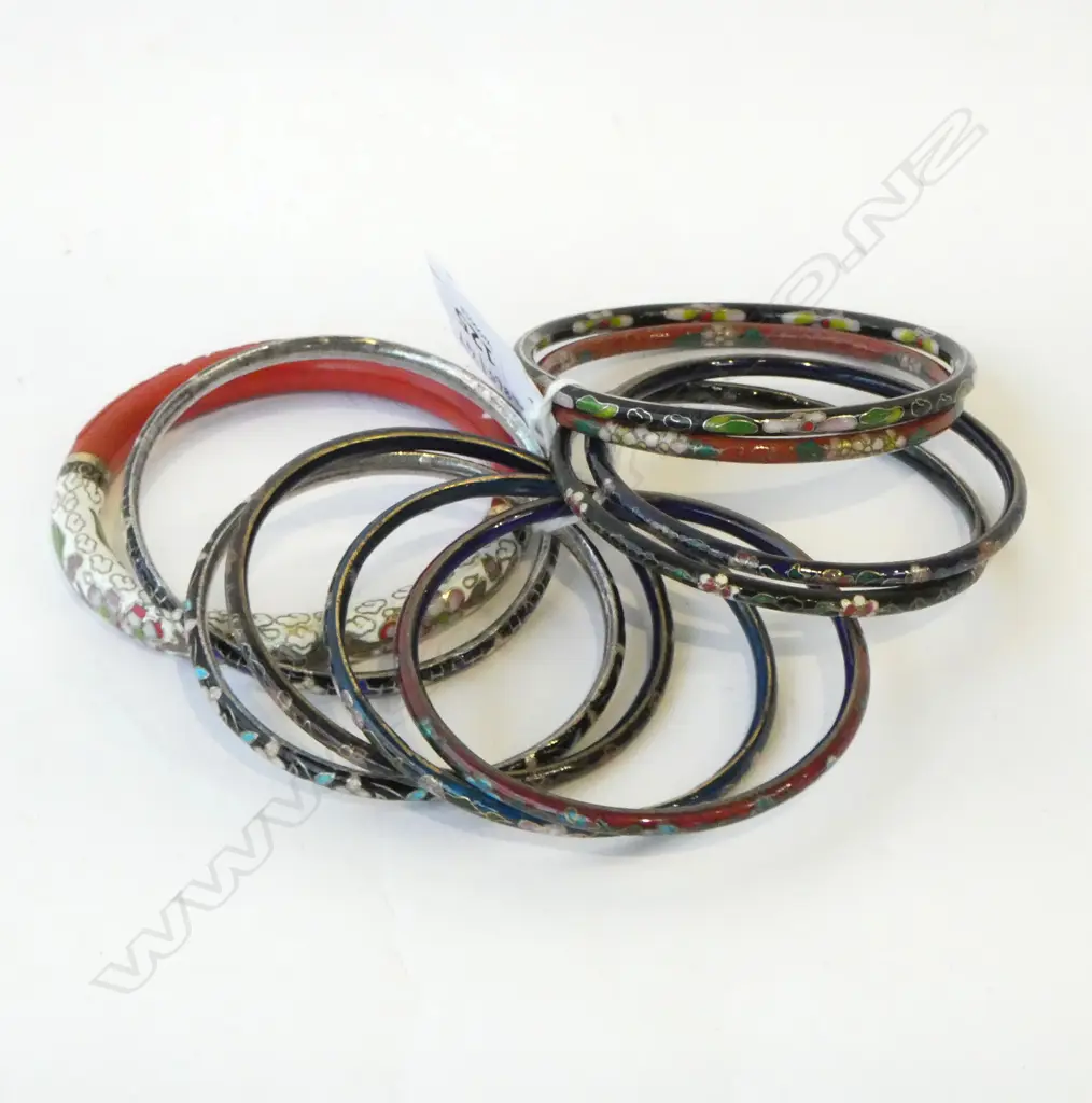 10 CLOISONE BANGLES  Image 1++