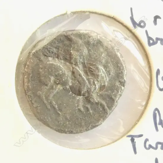 Calabria Tarentum AR Stater 280-272 BC. SILVER 5.685gm