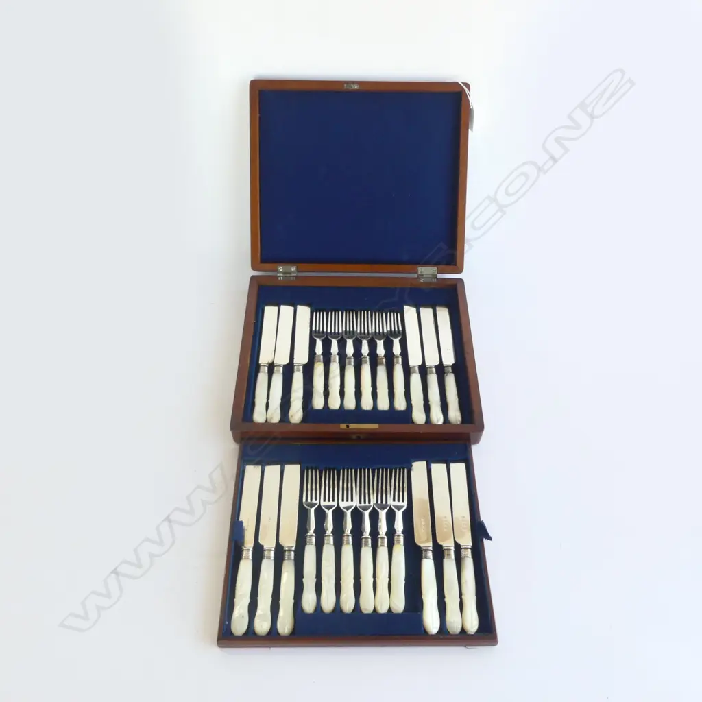 CASED MOP HANDLED 6 PLACE CUTLERY SET Image 1++