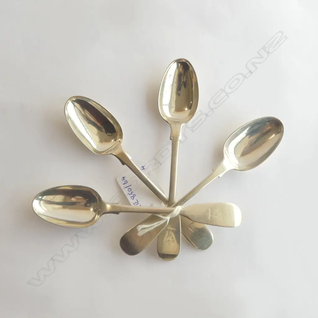 4 VICT S/SILVER TEASPOONS 97GMS Image 1++