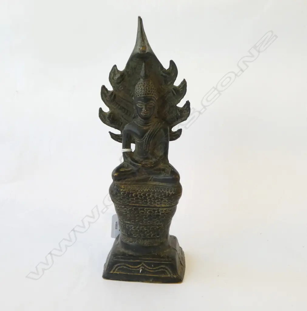 THAI CAST BRONZE BUDDHA, H.220mm, PROVENANCE; Ex The John Perry Collection Image 1++