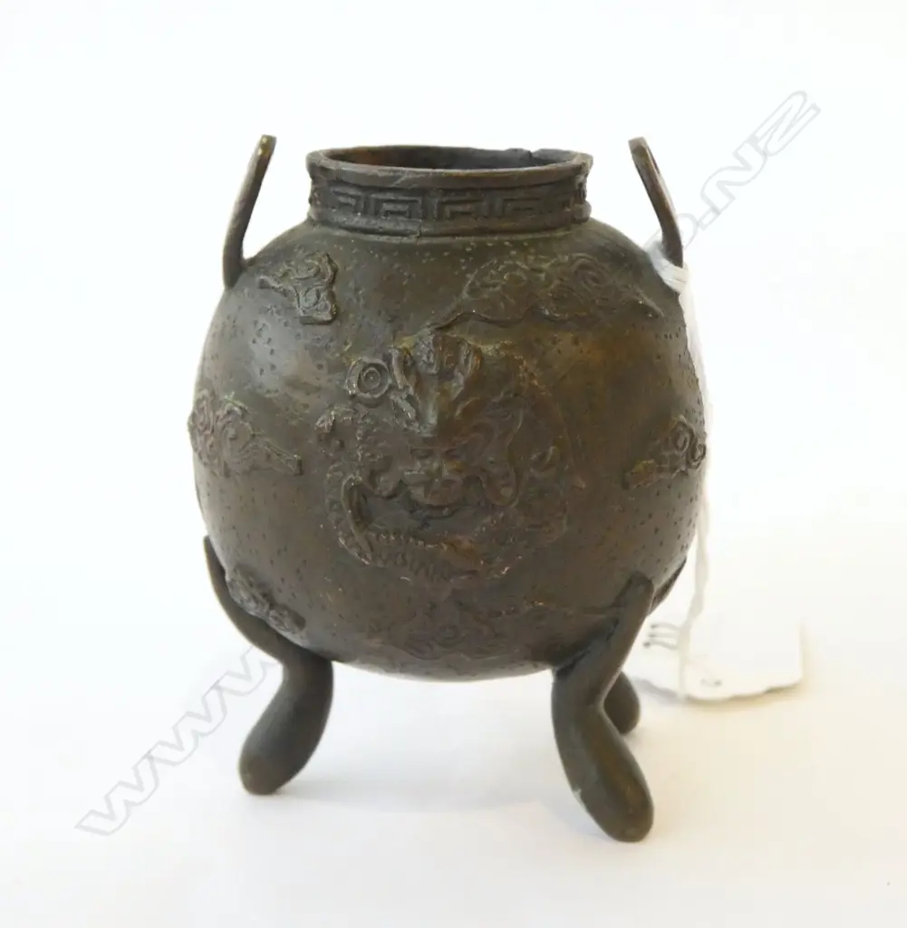 SMALL CHINESE BRONZE CENSOR H.80mm Image 1++