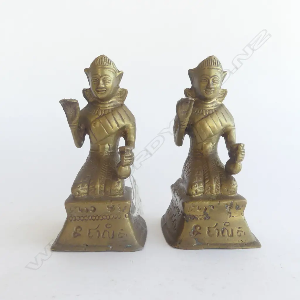 PR CAST BRASS NANG KWAK (GODDESS OF FORTUNE) ORNAMENTS H.110mm Image 1++