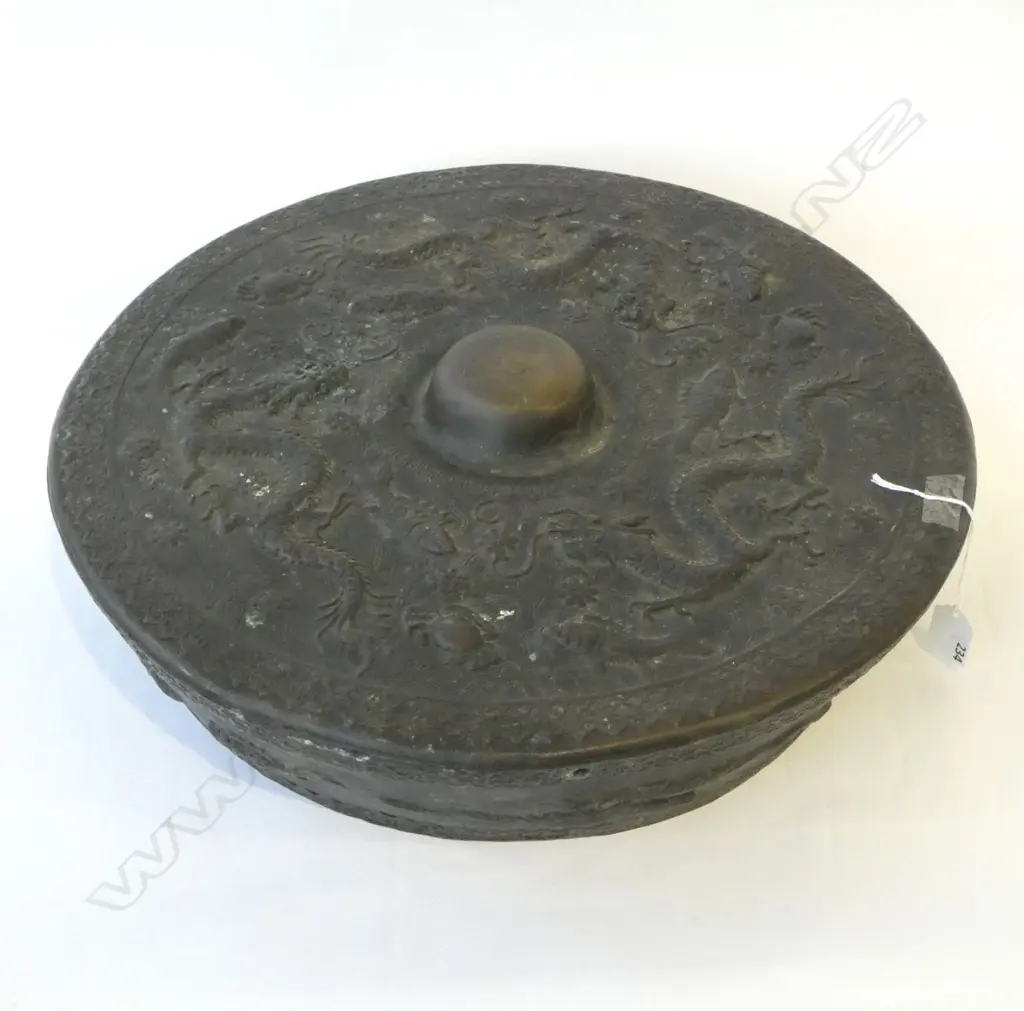 ANTIQUE HEAVY BRONZE CHINESE GONG Dia.470mm  Image 1++