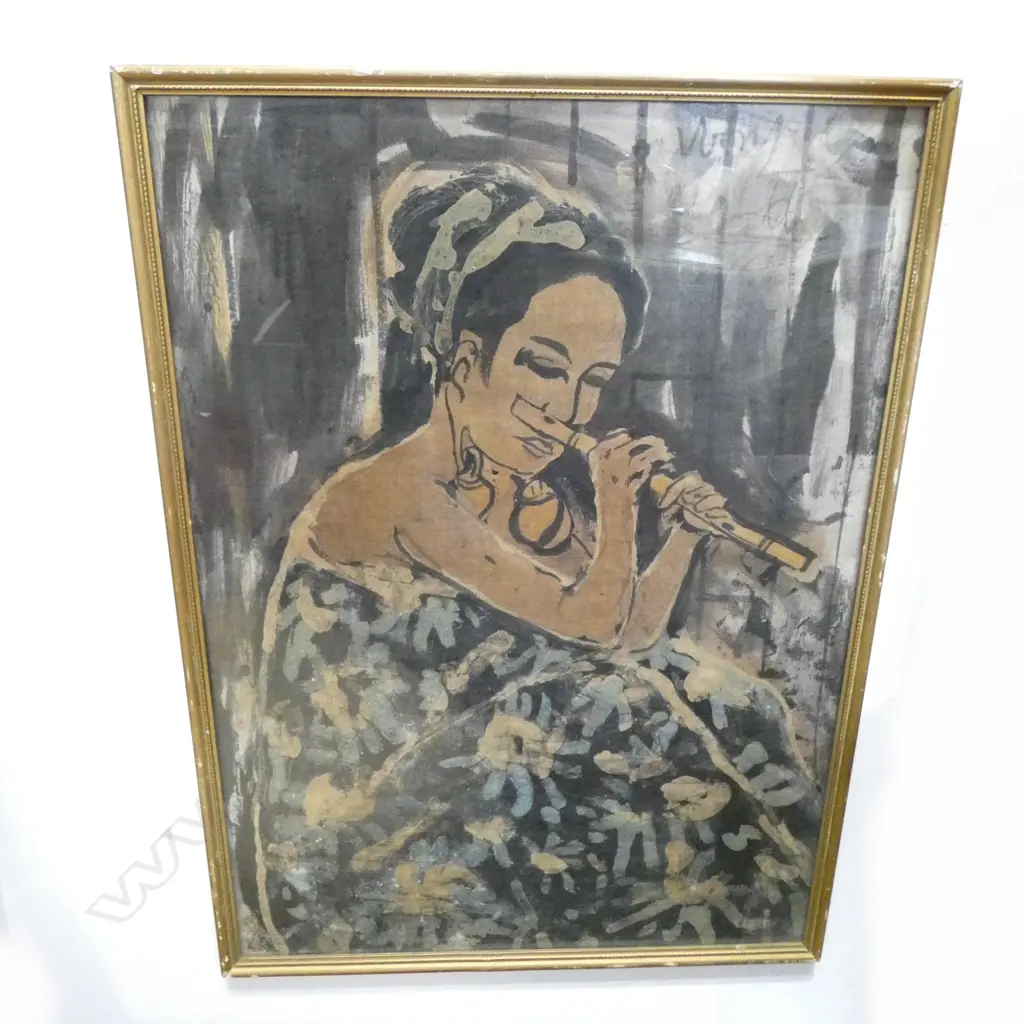 VOONG KIAT FUI, PORTRAIT, BATIK, 500x360mm Image 1++