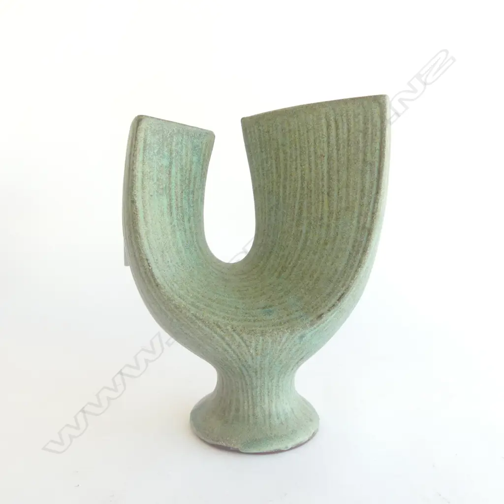 MID CENTURY JAPANESE IKEBANA FLOWER VASE, H.250mm Image 1++