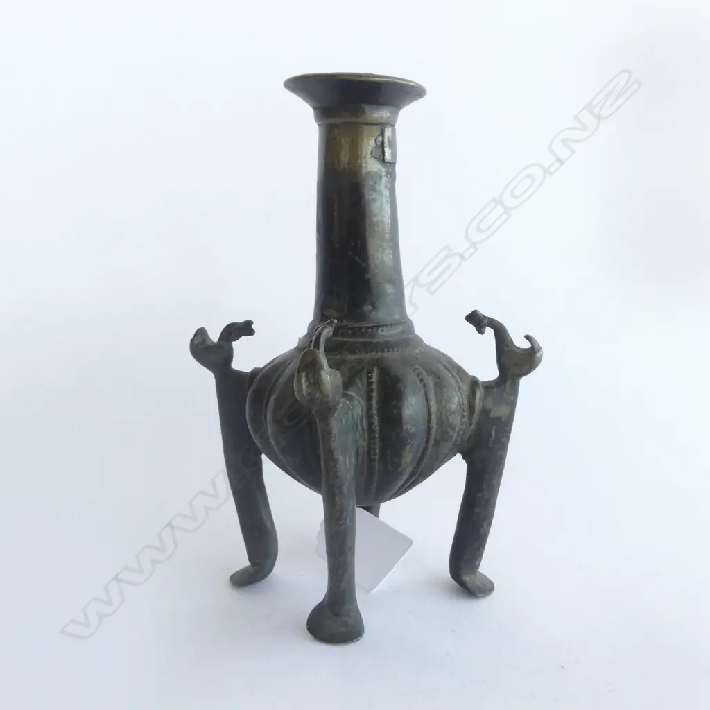 OLD HEAVY METAL KOHL POT H.170mm Image 1++