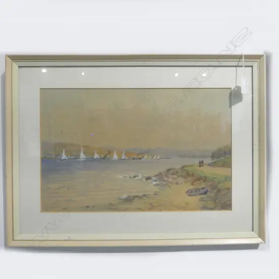 DAVID MARTIN, REGATTA, W/C, 250x400mm