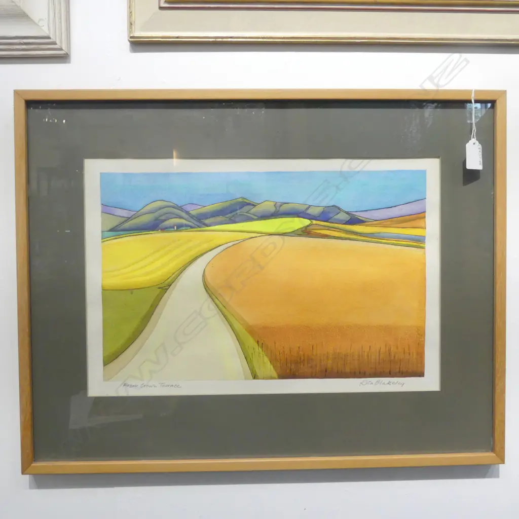 RITA BLAKELEY, FROM CROWN TERRACE, WATERCOLOUR,  280x420mm Image 1++